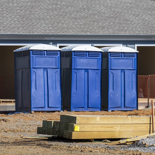 are there any restrictions on where i can place the portable toilets during my rental period in Rock River Michigan